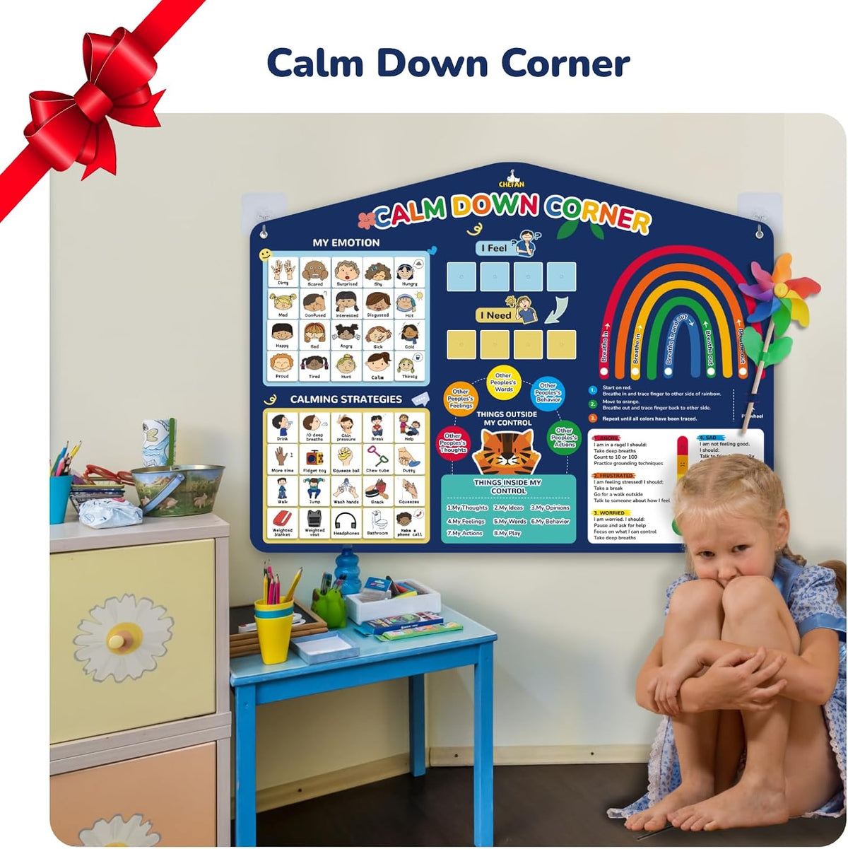 Classroom Calming Posters Calm Down Corner Posters Set - Feelings Chart ...