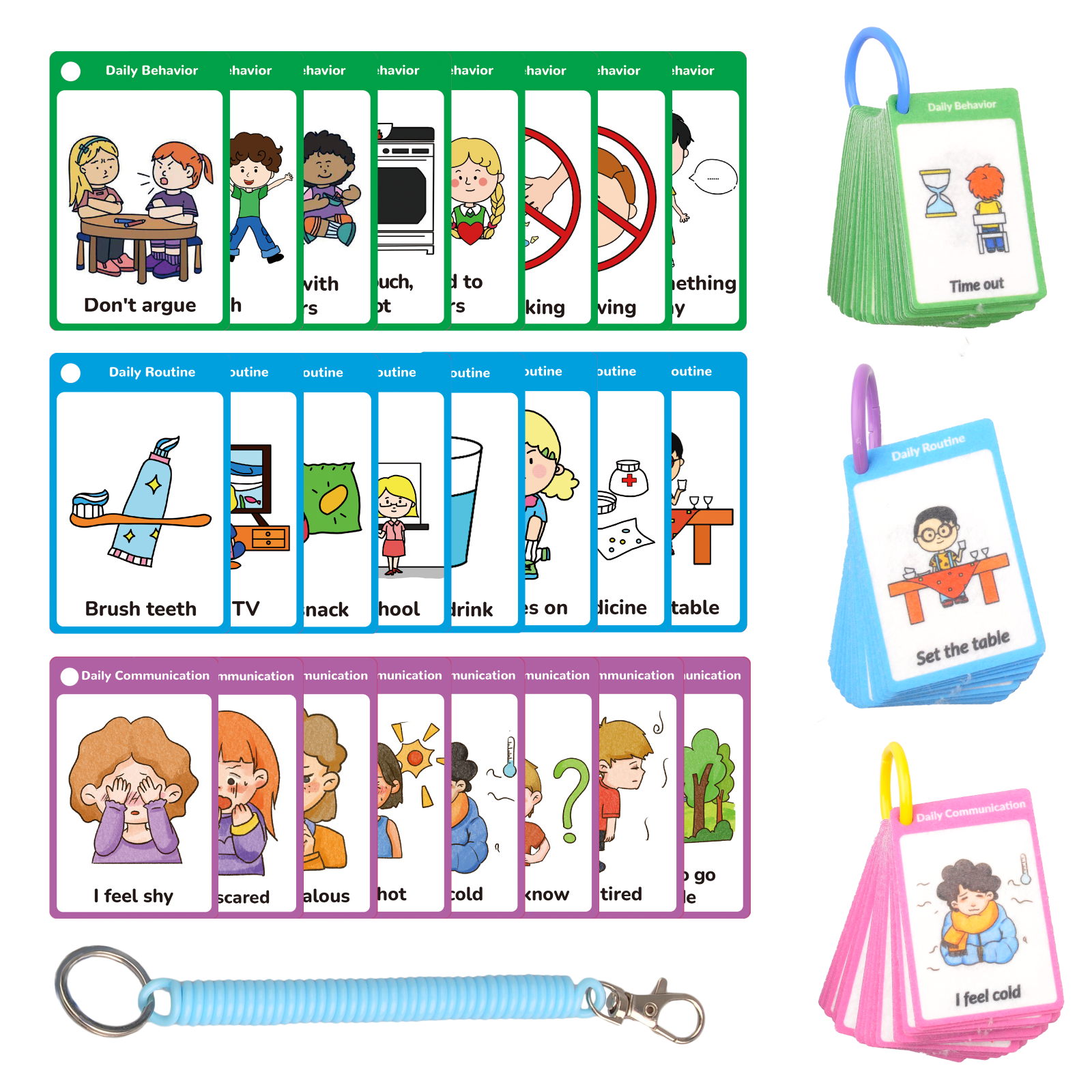 120 PCS Autism Communication Cards for Speech Delay Non Verbal Childre ...