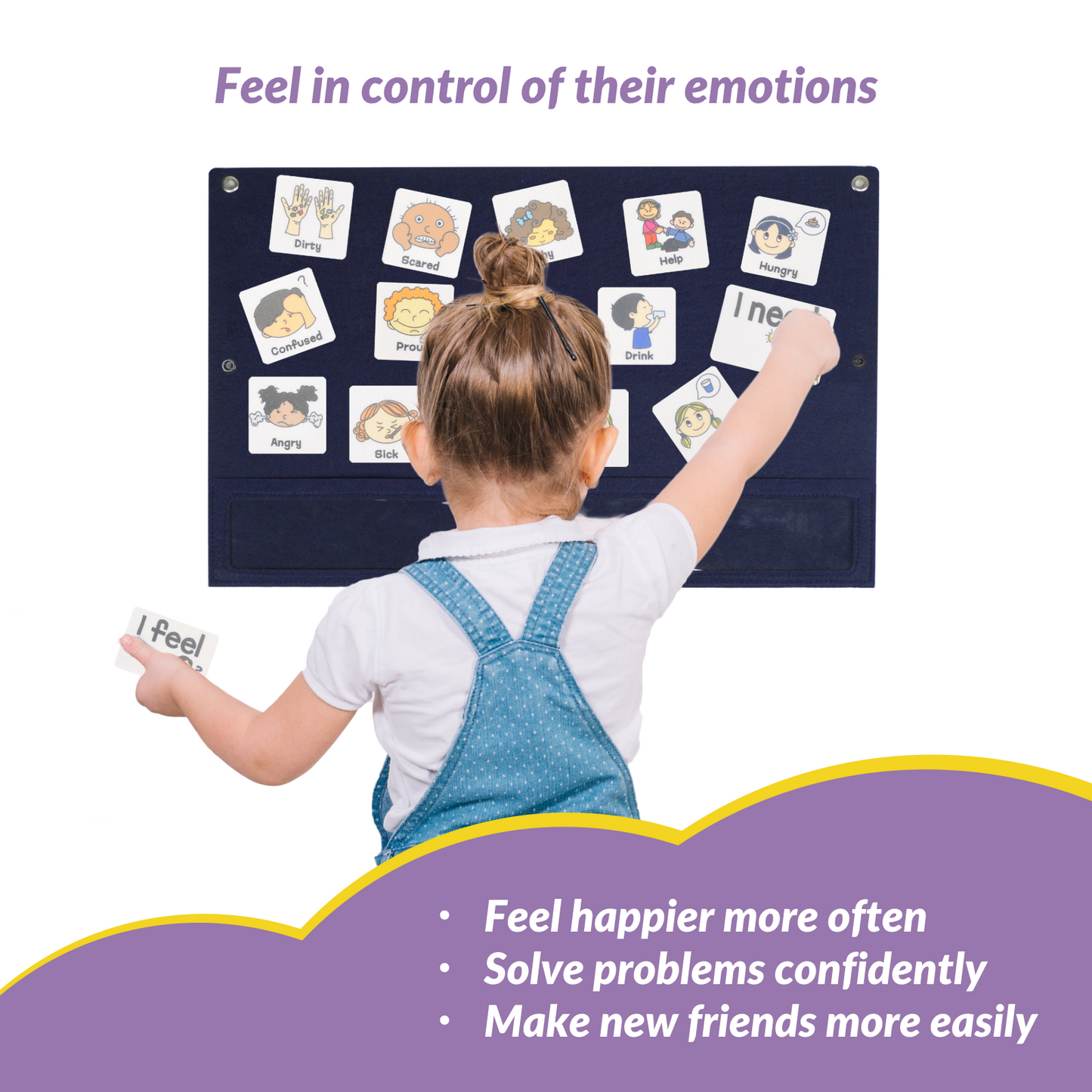 Feelings Chart, Autism Visual Behavior Management