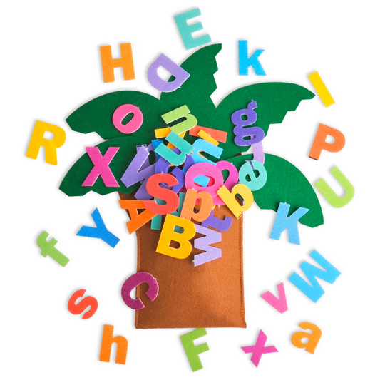 Tree and Letter Props from The Childhood Favorite Book, Felt Numbers and Letters